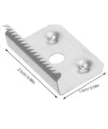Stainless Steel Tape Dispenser Blade Replacement Serrated Utility Cutter Blades 10 Pack For Packing Tape Dispensers Office And Shipping Use Your Go To Durable Spare Parts, 2.5cm blade