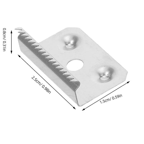 Stainless Steel Tape Dispenser Blade Replacement Serrated Utility Cutter Blades 10 Pack For Packing Tape Dispensers Office And Shipping Use Your Go To Durable Spare Parts, 2.5cm blade