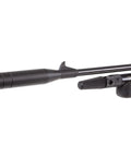 Trailscout CO2 Air Rifle.177 Caliber, 660 FPS Velocity, precision barrel close-up, black finish, durable build for target practice