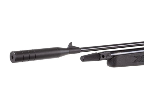 Trailscout CO2 Air Rifle.177 Caliber, 660 FPS Velocity, precision barrel close-up, black finish, durable build for target practice