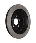 Rear brake rotor, Centric Premium 120.47031, metallic gray with black hub
