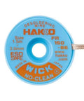 No Clean Desolder Braid 3.0mm Wide 1.5m Length For SMD Component Solder Removal Including BGAs spool front view