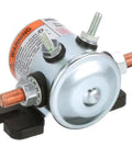 Genuine OEM 36V Solenoid Switch Relay Kit for EZGO golf carts, showing authentic White-Rodgers component with hardware