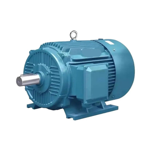 Heavy Duty Three Phase Asynchronous Motor 380V Up To 5 Kilowatts High Efficiency IE2 IE3 With Pure Copper Winding for industrial use.