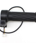 Ride Smooth With This Electric Scooter Throttle Handle Featuring 3-Speed ABS Switch For Precise Control And Weather-Resistant Waterproof Design To Up Your Daily Commute Game. black grip throttle with 4-pin wire connector