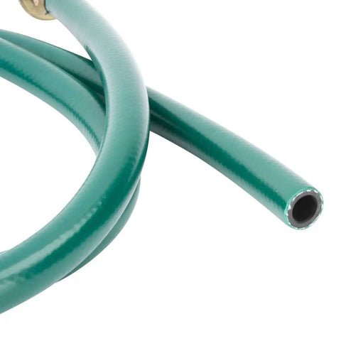 Close-up of 5 Foot Garden Dehumidifier Drain Hose with Green Rubber Finish, flexible and durable for versatile drainage use.