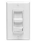Slide Style Dimmer Switch For Electronic Low Voltage Bulbs White With Separate On Off Button 3 Way Ready Single Pole Or 3 Way Use