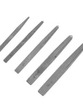 Premium 5 Pc Set Square Easy Out Bolt Extractors For Effortless Removal Of Stripped Screws And Broken Studs This Versatile Tool Makes Any DIY Job A Breeze By Grabbing Damaged Fasteners Like A Pro. 5-piece carbon steel extractor set, sizes No.1-No.5