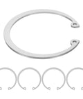 Stainless Steel C Shaped Retaining Rings Set With Elastic Design, 5 Pieces, Internal Snap Ring Kit For Holes And Pins