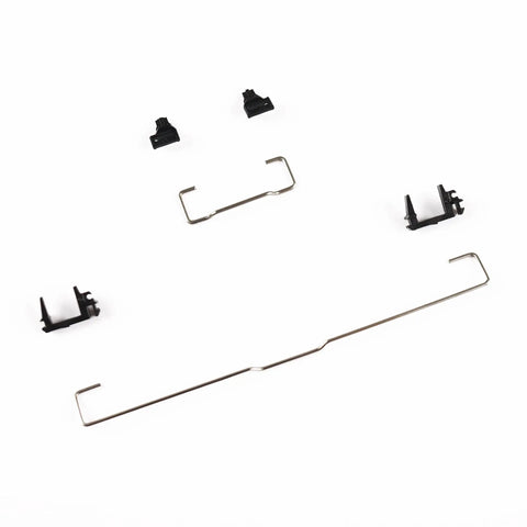 Premium Plate Mount Costar Stabilizer Kit Featuring Balanced Raised Wire Shafts for Sixty and Eighty Seven Mechanical Keyboards parts display.