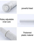 Two Pack Magnetic Cabinet Latches with rotary adjustable inner core and powerful plastic head for invisible quiet closer.