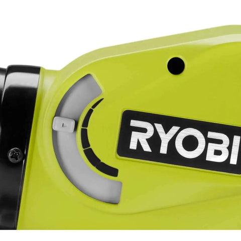 Close-up of variable speed dial on 18V ONE Plus Caulk And Adhesive Gun Kit With Battery And Charger, Anti Drip Tech, Fatigue Busting