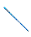 Tour AD UB 6 Graphite Driver Shaft Kit With Adapter Grip Tour Velvet 360 Fits Callaway Epic Epic Speed Universal Mount X Stiff Flex, blue shaft at angle.