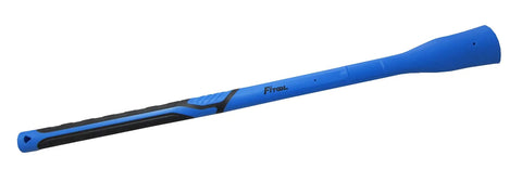 35 Inch Fiberglass Handle Workhorse Heavy Duty Lightweight Shock Absorbing Mattock And Pick Shaft with blue soft grip