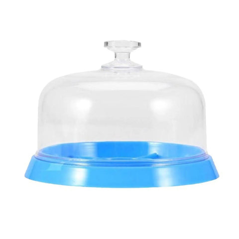 Moisture Proof Watch Movement Cover And Parts Storage Tray Clear Pro Grade Maintenance Organizer Box shown with transparent lid