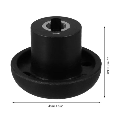 Plug And Play Black Plastic Transmission Part For Grinders And Soy Milk Makers Mushroom Head Socket Accessory Easy Install Space Saving Design Durable Diy Repair Component, 4cm