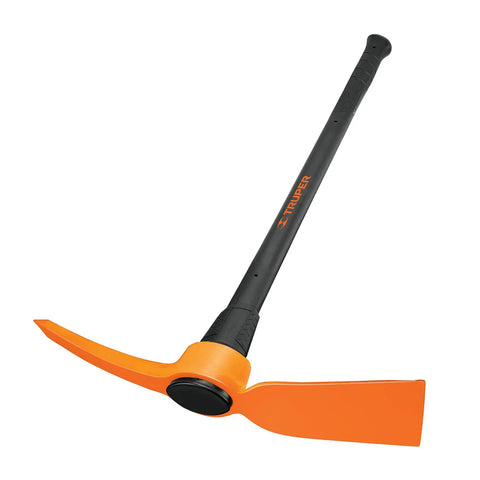 Heavy Duty Pick Mattock With A 5 Lb Forged Carbon Steel Head And 36 Inch Fiberglass Handle For Tough Digging And Breaking Ground