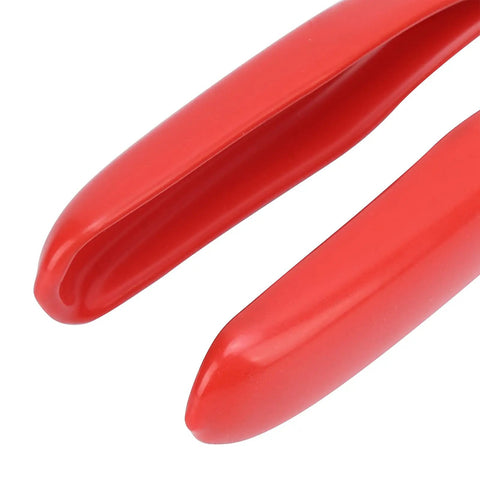 Close-up of Must Have Sunisfa Auto Soldering Aid Plier For Fast One-Hand Cable Welding with red plastic grips.