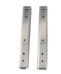 Beefed Up 200mm Drawer Slide Kit Two Pack With Full Extension Three Fold Cold Rolled Steel Double Layer Bearings 27mm Width Drawer Runner