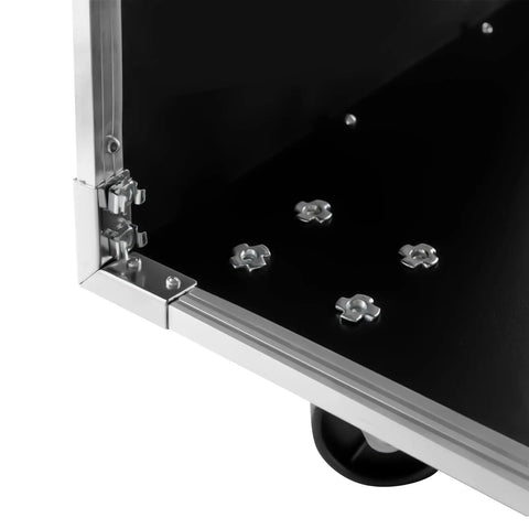 Heavy Duty 16U AV Rack Cabinet With Locking Swivel Casters Portable Rolling Network Studio Rig Built Tough For Smooth Indoors Kickass Equipment Storage In KTV Or Meeting Rooms