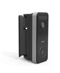 Adjustable 0 To 90 Degree Left And Right Angle Mount For AOSU Video Doorbell Ultra Pro SE Black shown from side view