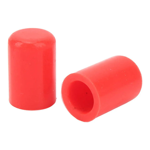 Top Notch Red Silicon Intake Vacuum Hose Covers Kit, 10 Pack Universal 16mm Engine Bay Weatherproof Plugs That Rock, Durable Oil Resistant Fit For Any Car Under The Hood, two red silicone 16mm vacuum plugs