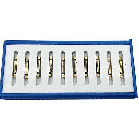 Box of 10 MGGN200 JM Carbide Grooving Inserts Tin Coated for Steel Parts Turning Lathe Compatible with MGEHR MGIVR