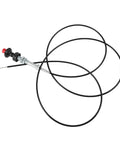 Control Cables With 2 Inch Black Knob 10 Foot Length Universal Fit Replacement 55204 for throttles and levers
