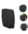 Garden Furniture Cover for Outdoor Table and Chairs, Weather Resistant Protective Shield for Patio, shown in black waterproof design