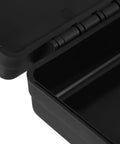 Slick Small Portable Plastic Toolbox With Lid And Ergonomic Handle, Light As A Feather Tool Box interior close-up view.