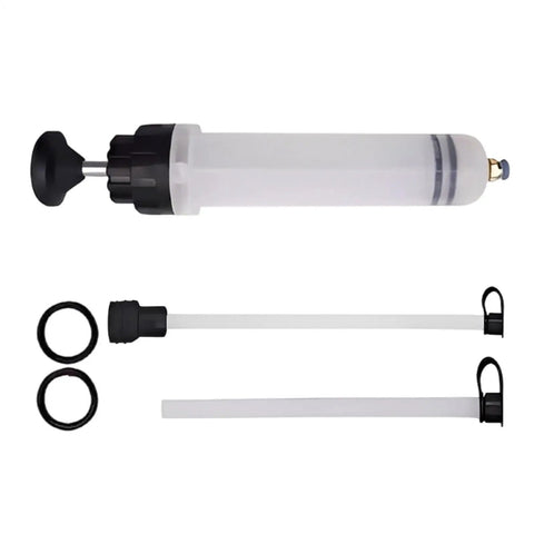 Grab This Sweet Manual Oil Extractor Pump For Your Garage Sessions! Heavy Duty Fluid Suckup Tool with 200ml capacity and transparent cylinder.