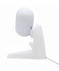 Fresh Desk Vibe Stand Mount For Unifi Instant Cameras G3 G4 G6 Clean White Look elevates camera on white stand with concealed USB.
