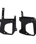 Front Bumper Mounting Retainer Bracket Kit Left Driver Side And Right Passenger Side Stainless Steel Black 2 Piece With Hardware