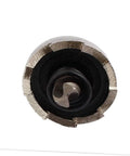 Close-up view of 18.2mm hole saw from the 18.2mm Hole Saw Set With 66mm Long HSS Spring Loaded For Clean Cuts, 13mm Cutting Depth
