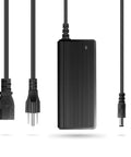 Beefy 5V 10A 50W LED Power Supply Adapter 100-240V AC to DC Switching Converter with 5.5x2.1mm plug and cables