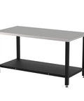 Rock Solid Metal Fabrication Prep Table For Classrooms And Shops, 60 Inch Long By 30 Inch Deep By 36 Inch High, Carbon Steel Top