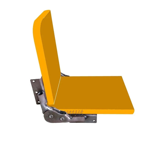 Slick 180 Degree Flip Joint For Lazy Sofa Bed Conversion Featuring Hella Flexible Five Position Backrest Pivot Hinge And Heavy Duty Mounting Brackets For No Sweat Setup, showing yellow pivot hinge.