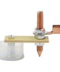 Close-up of Hot Magnetic Welding Ground Clamp With Strong Magnet Head For Fast Setup On Flat Or Curved Metal Surfaces.