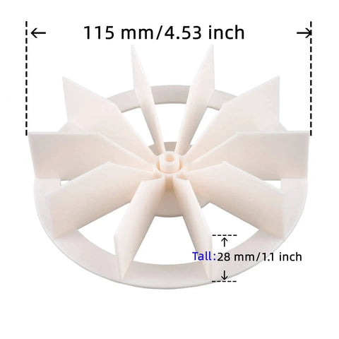 Bathroom Vent Fan Motor Replacement Kit 120V 60Hz 1A 50 CFM 3000 RPM CCW For Nutone Broan Vent Fan Models 663 668 662 688 659