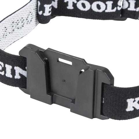 Black headlamp bracket with comfy fabric strap for removable headlamps, marker and carpenter pencil holder, mounting accessory