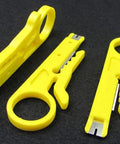 Three Pack Handy Network Wire Stripper Punch Down Cutter For RJ45 Cat5 Cat5e Cat6 Data Cables And Telephone Cables UTP Cable Easy To Use