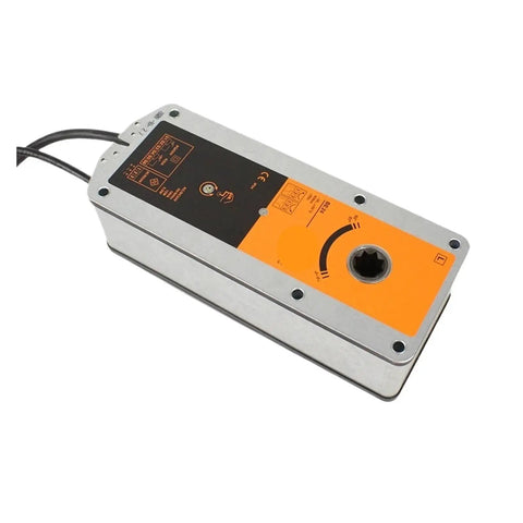 Heavy Duty 90 Degree Damper Actuator 40 Nm Torque Ac Dc 24V Plug And Play Open Close Motor with metal housing.