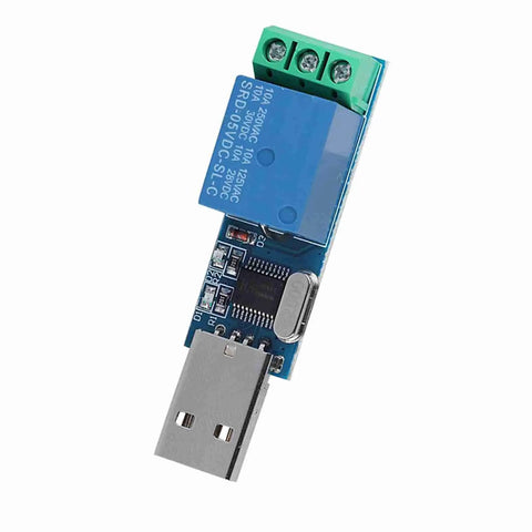 LCUS-1 USB Relay Module With 5V USB Control, 10A Switching, Overcurrent Protection, No Fuss Smart Home Automation Ready, Plug And Play Microcontroller Interface For DIY Projects, Fast Response And Reliable Device Control. Compact USB relay board with screw terminal