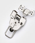 Ten Pack Metal Duckbilled Box Latch Toggle Lock Hardware for Wooden Cases and Tool Boxes Heavy Duty Metal Catch with Screws Included