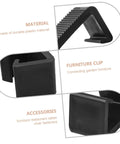 Outdoor Wicker Furniture Fasteners And Sofa Clips For Securing Rattan Chairs And Sectional Sets Weather Resistant Plastic Clamps