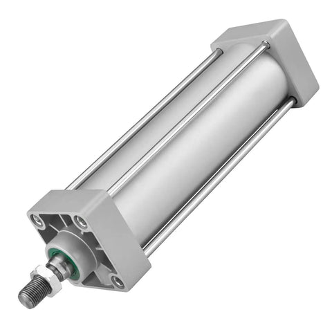 Heavy-Duty Tie Rod Pneumatic Air Cylinder 63mm Bore 175mm Stroke PT 3 by 8 Port Double Acting With Adjustable Cushion