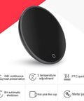 Top Shelf Electric Mug Warmer With Automatic Shut Off Keeps Your Coffee Tea And Water Nice And Toasty On Desk Or Nightstand Snug Little Heater in glossy black.