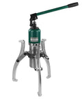 No Fuss Hydraulic Gear Puller With Quick Swap Two Or Three Jaws For Wheel Bearings And Hub Separation Portable Shop Tool Kit. 10 Ton setup.