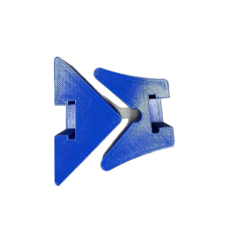 Fast 90 Degree Corner Clamp Adapter For Woodworking, Quick Change Jig That Works With Quick Grip Bar Clamps, Blue 1 Set