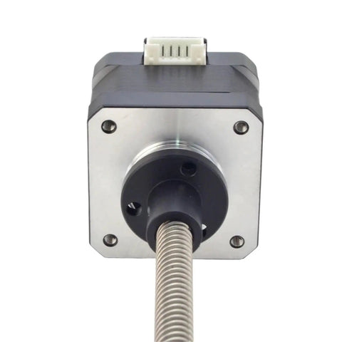 No Fuss External Linear Stepper Motor With 34 Mm Stack Plus T8 Lead Screw providing smooth movement for Z Axis 3D printer builds.